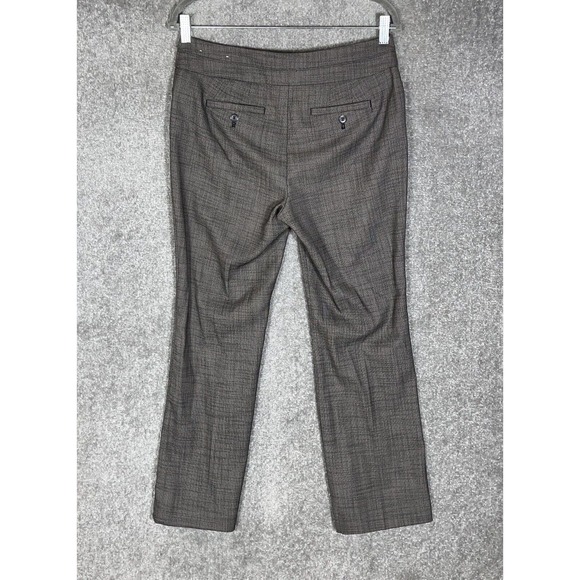 Ann Taylor LOFT Petites Curvy Dress Pants Womens Size 6P Stretch Brown Pockets - Picture 2 of 8